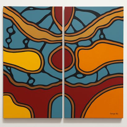 BOTSWANA - A Paint Artwork by Antonio Cury Neto